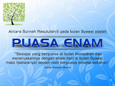 Puasa Sunat 6 Hari Di Bulan Syawal