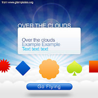 fly over the clouds flying template photoshop psd free download edit modify gtemplates