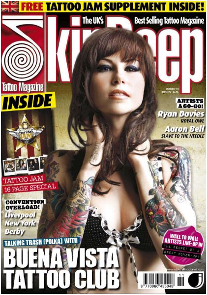 Skin Deep Tattoo Magazine October 2010jpg Skin Deep Tattoo Magazine 