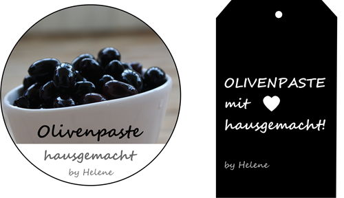 Etikette_olivenpasteteHelene