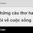 Header và footer ẩn hiện theo thanh cuộn