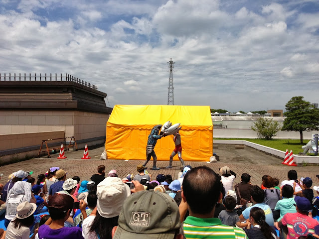 こしがや田んぼアート2013ウルトラマン（納涼祭）