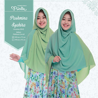 Jilbab Pashmina Syahira Platinum Cerruti