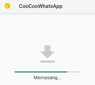 proses pemasangan coocoo whatsapp