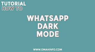 Cara Aktifkan WhatsApp Dark Mode