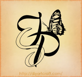 butterfly tattoo letters FPS