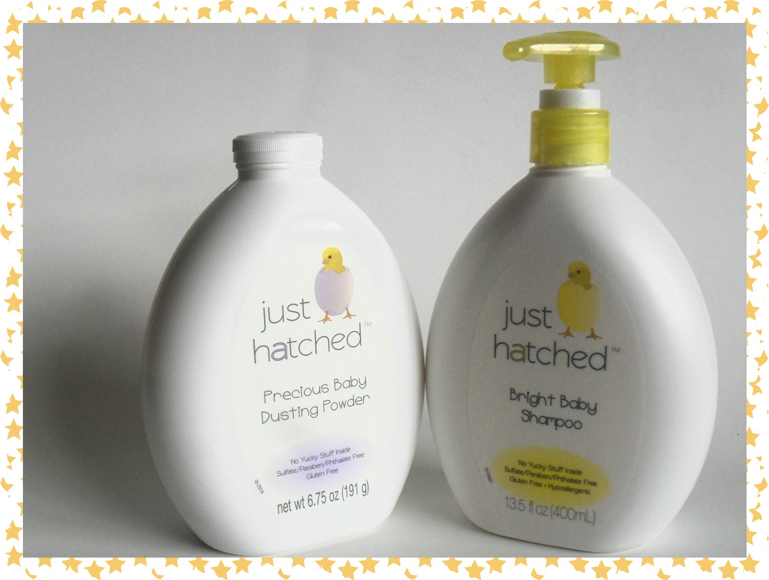Just Hatched: Baby Bright Shampoo and Precious Dusting Powder. Review