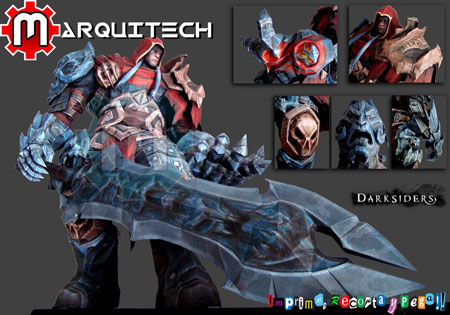 Darksiders Papercraft War