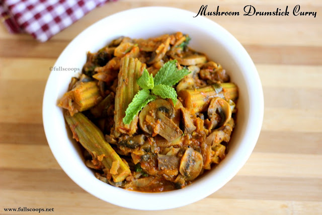 Mushroom Drumstick Curry