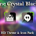 Theme Crystal Black Flat HD v5.2 APK