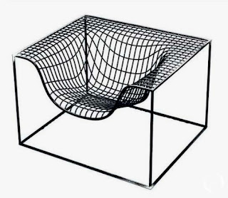 Metal mesh chair