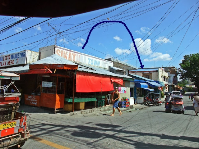 Sikatuna Town hotel cannot be seen except it big signage as it is surrounded by commercial stores