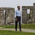 Barack Obama in Stonehenge visit(Photos)