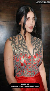 Shruti Hassan in transparent sleeveless top