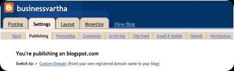 CUSTOM DOMAIN