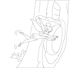 tinkerbell coloring pages