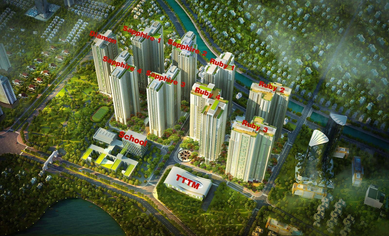 tiến độ goldmark city