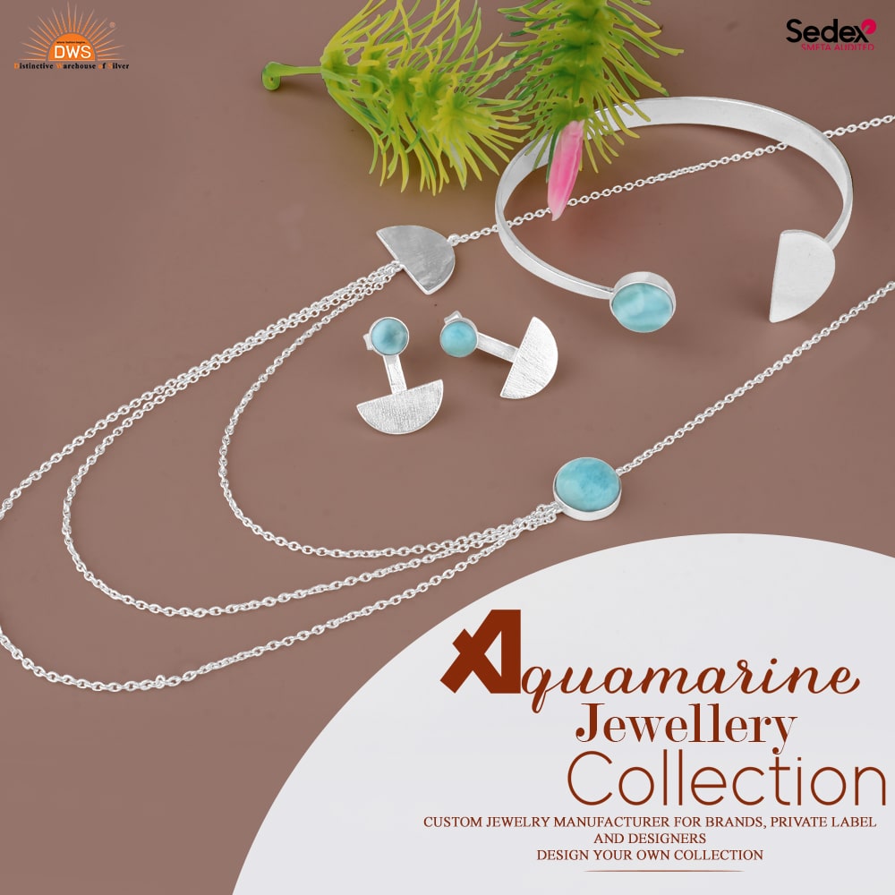 Buying Aquamarine Jewelry is Now Easy with DWS Jewellery