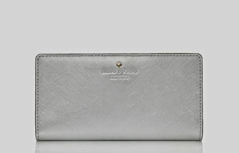 Kate Spade Stacy Cherry Lane Silver Purse Wallet