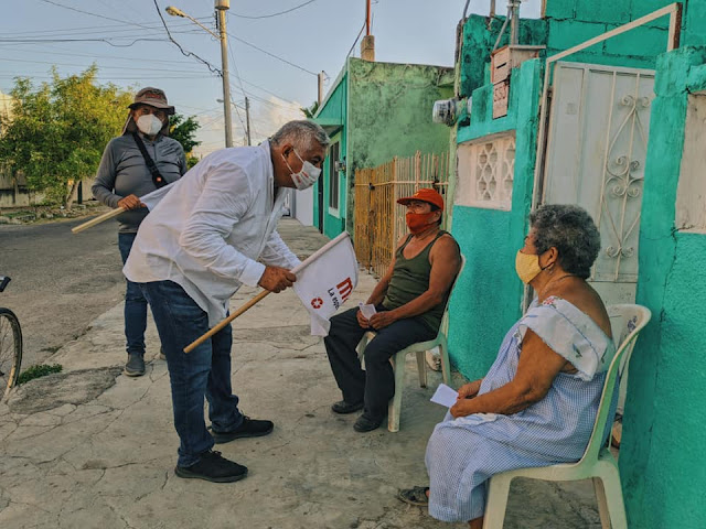 Convencen propuestas de Daniel González, El Turco, a ciudadanos del II Distrito Local en Mérida