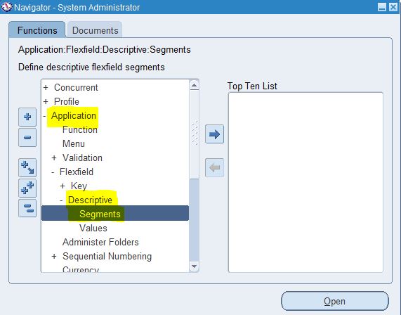 How to create dff in Oracle apps r12