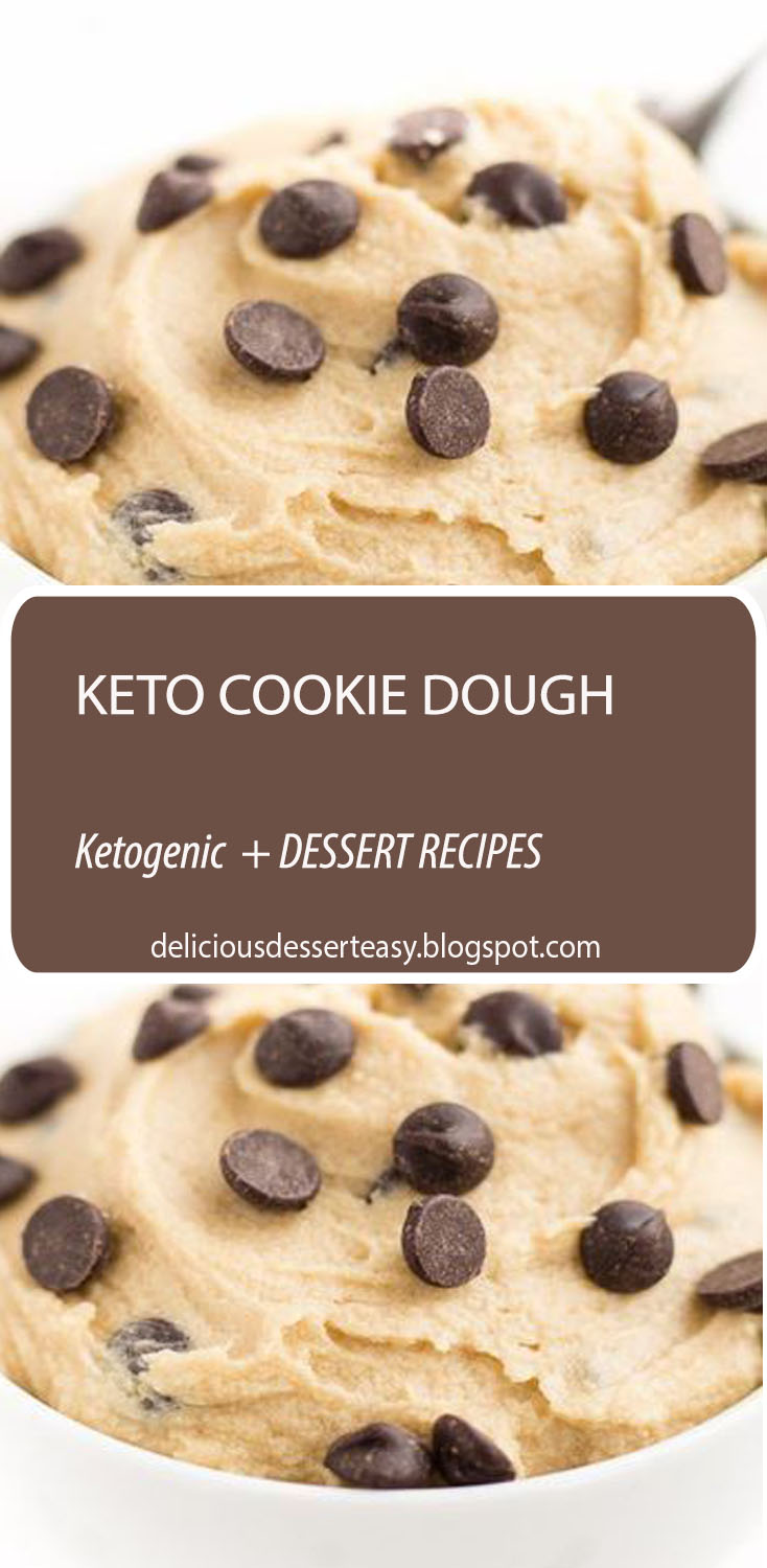 KETO COOKIE DOUGH RECIPE FOR THOSE LATE NIGHT COOKIE DOUGH CRAVINGS. THIS LOW CARB DESSERT WILL HIT THE SPOT AT JUST 1 NET CARB PER SERVING!