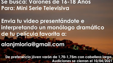 CASTING BOLIVIA: Jóvenes varones de 16-18 años recién cumplidos "Audición Nick - Mini Serie Drama"