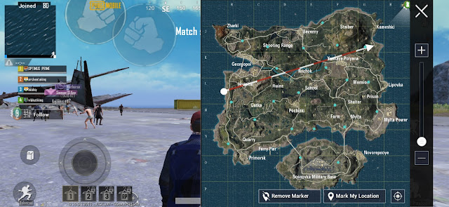 PUBG MOBILE MAP
