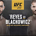 Dominick Reyes vs Jan Blachowicz Live Stream : Date, How to Watch UFC 253 Live Light Heavyweight