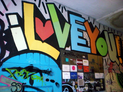 i love you graffiti art. I Love You Graffitti