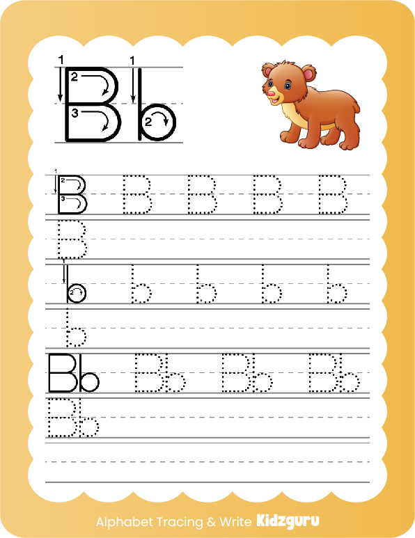 Free A-Z Alphabet Letter Tracing Worksheets - Kidzguru