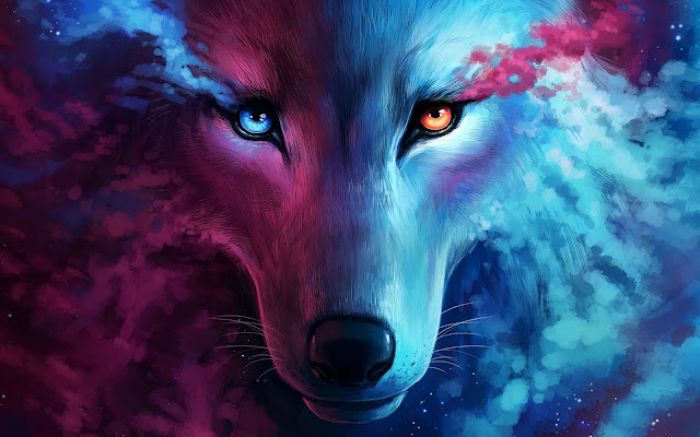 White Wolf Fantasy Art