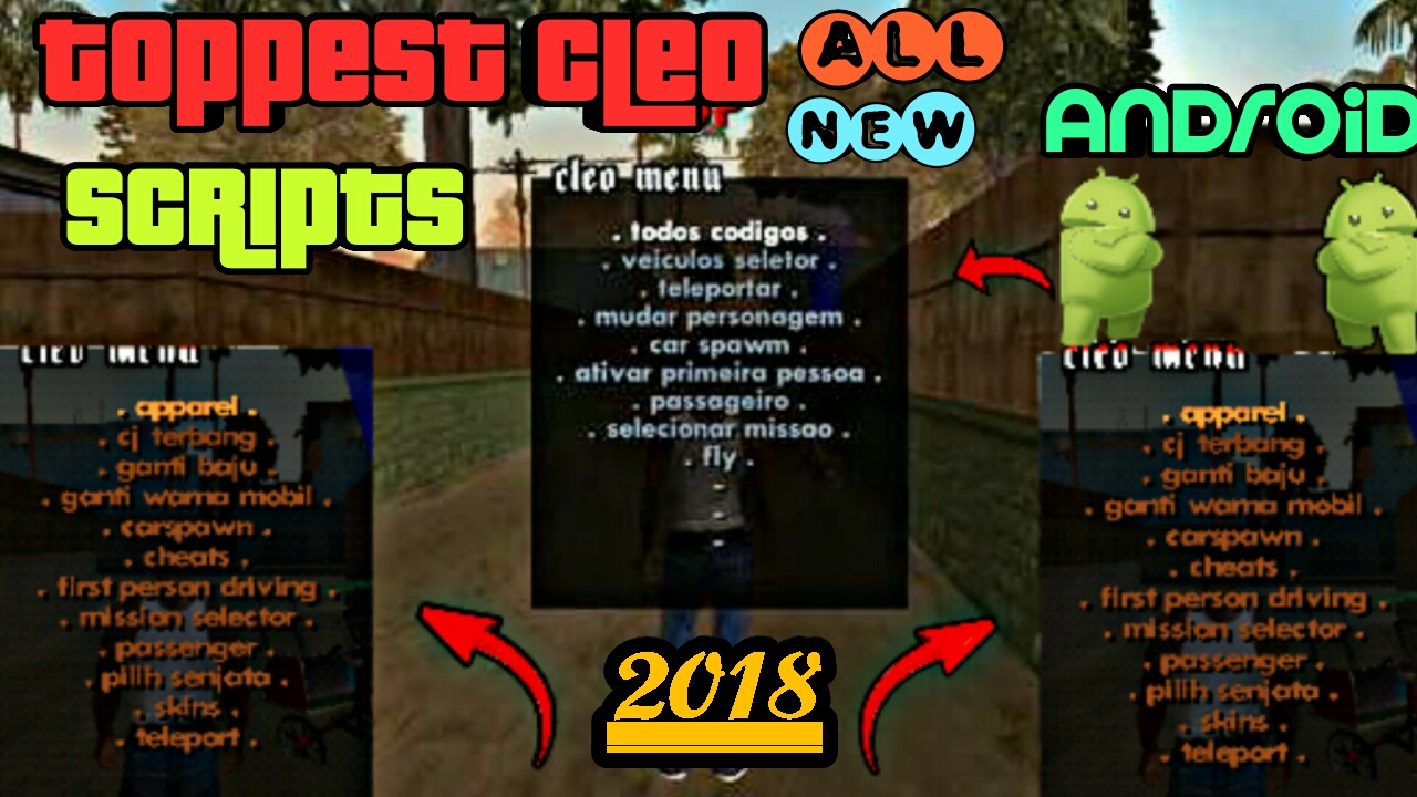 New Toppest Cleo Scripts For Gta Sa Android Advance Cleo Modpack 18 Cleo Mods Best Cleo Mods