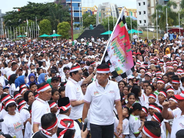 Polda Maluku Rayakan Millennial Road Safety Festival (MRSF) 2019