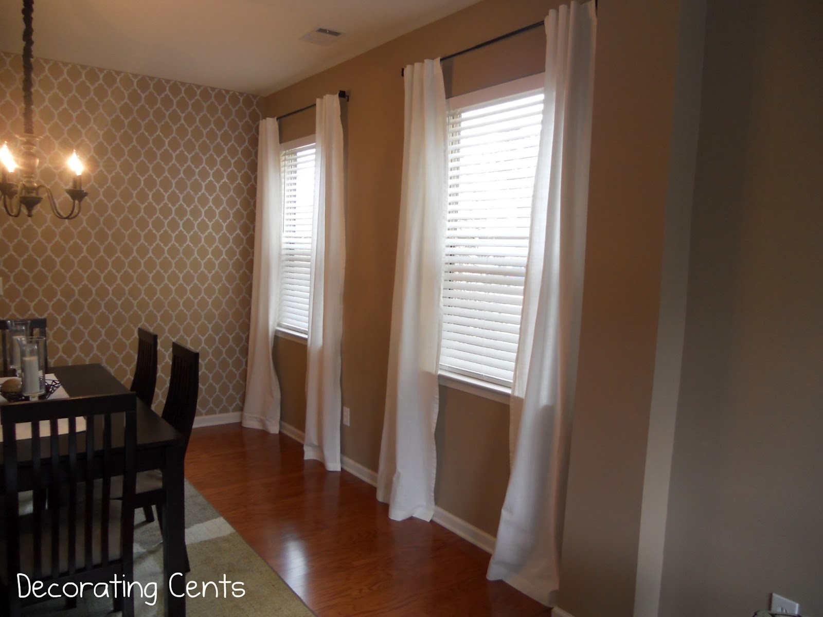 Decorating Cents Dining Room Curtains