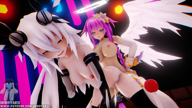 Purple heart, Iris Heart, Black Heart