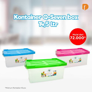 Kontainer Q Seven Box 14.5 Liter (Set of 18)