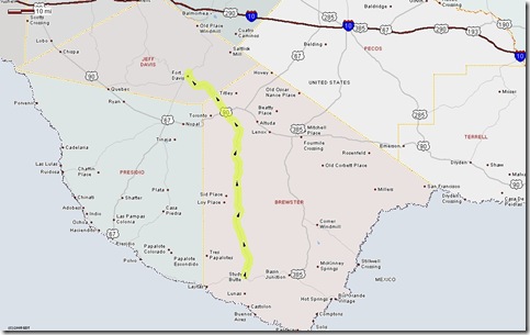 Terlingua to Fort Davis