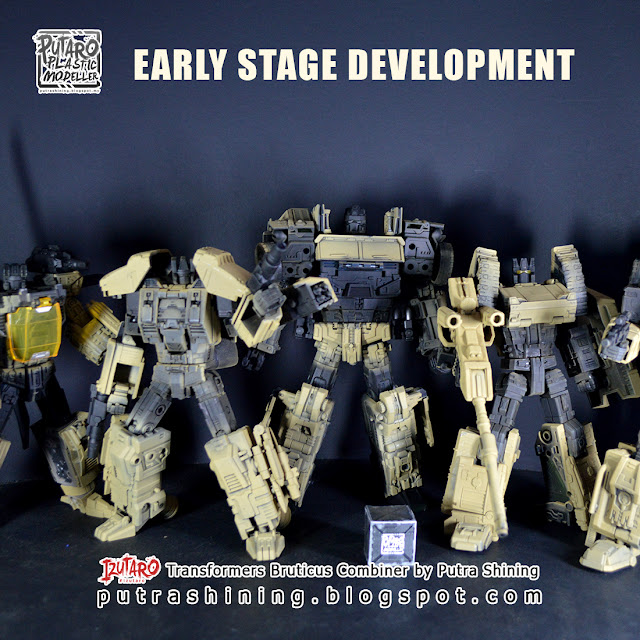 The Making of Transformers Bruticus Combiner by Putra Shining