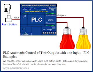 https://instrumentationtools.com/plc-automatic-control-two-outputs-one-input/