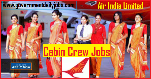 Air India Recruitment 2019 For Cabin Crew Male Female Posts