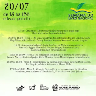 Conheça a programação do evento literário Semana do Livro Nacional