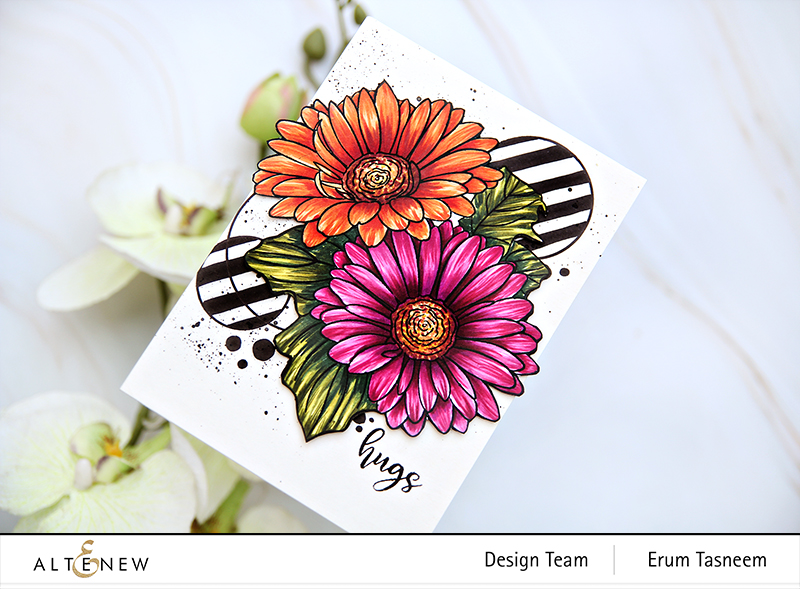 Altenew Paint-A-Flower: Gerbera Revolution | Erum Tasneem | @pr0digy0