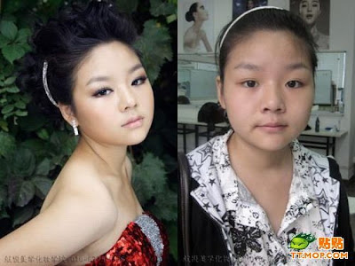 asian model makeup. Asian Girls Before And After