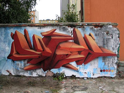 3d graffiti wildstyle. 3D graffiti alphabet red