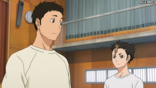 ハイキュー!! アニメ 第1期8話 澤村大地 西谷夕 | HAIKYU!! Episode 8