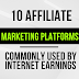  10 Affiliate Marketing Platforms Commonly Used by Internet Earnings