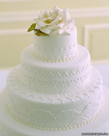 Romantic and formal cake