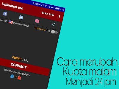 Cara Merubah kuota malam telkomsel menjadi 24 jam (100% work) 