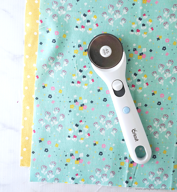 Fabric with Fabric Rotary Cutter